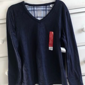 NWT fleece long sleeve pj top  5/$20 sale 🦋